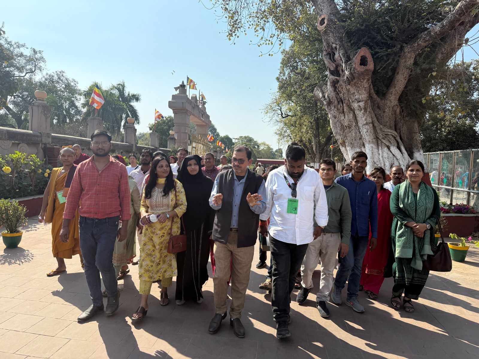 Group discussion at Bodh Gaya