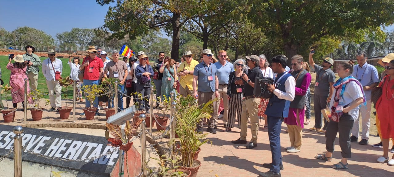 Group tour photo at Nalanda
